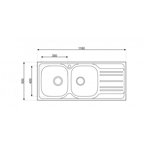 EVIER INOX AS87